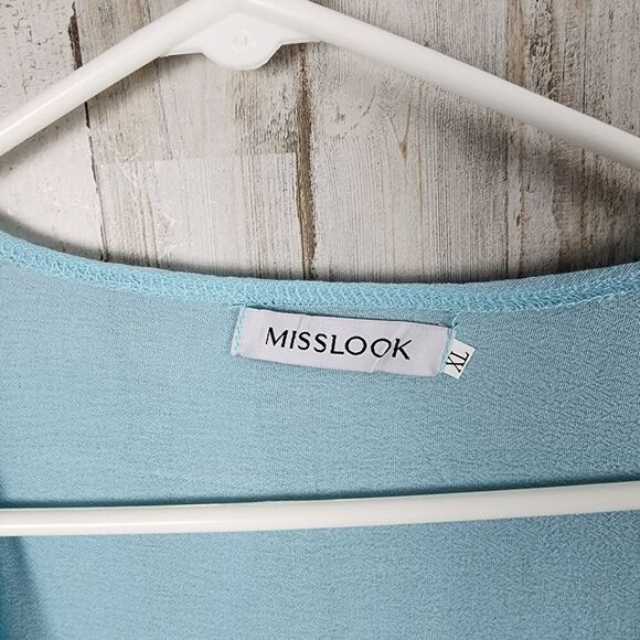 MissLook Floral Embroidered Lace Cardigan Blue Size XL - Picture 3 of 12